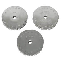 Kukko Radschlagstempel für Buchstaben