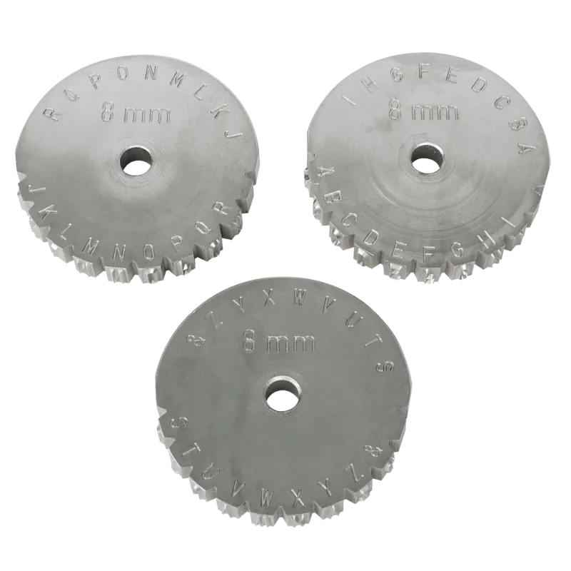 Kukko Radschlagstempel für Buchstaben