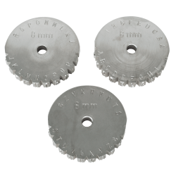 Kukko Radschlagstempel für Buchstaben