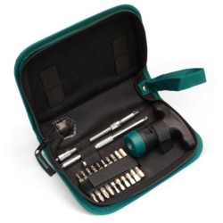 Sata 24 Tlg. Ratschen-Bit-Schraubendreher Set mit T-Griff