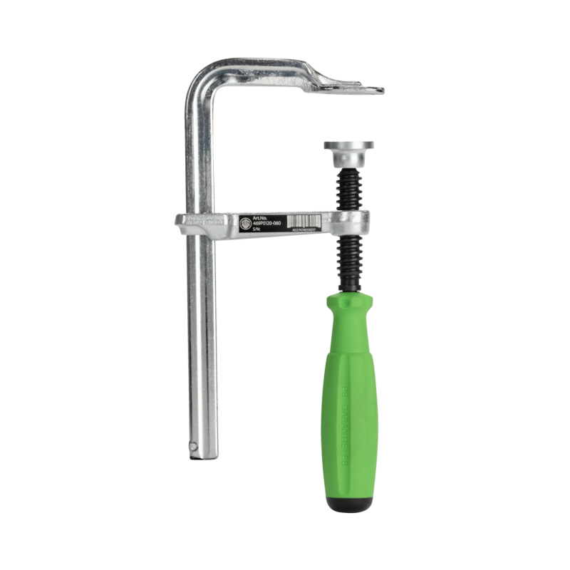 Kukko Ganzstahl-Schraubzwinge VIRIDIS mit 2K-Komfortgriff
