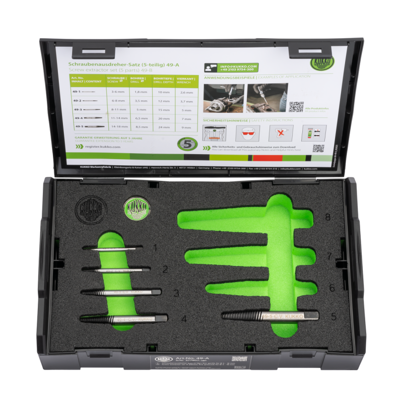 Kukko Schraubenausdreher-Satz