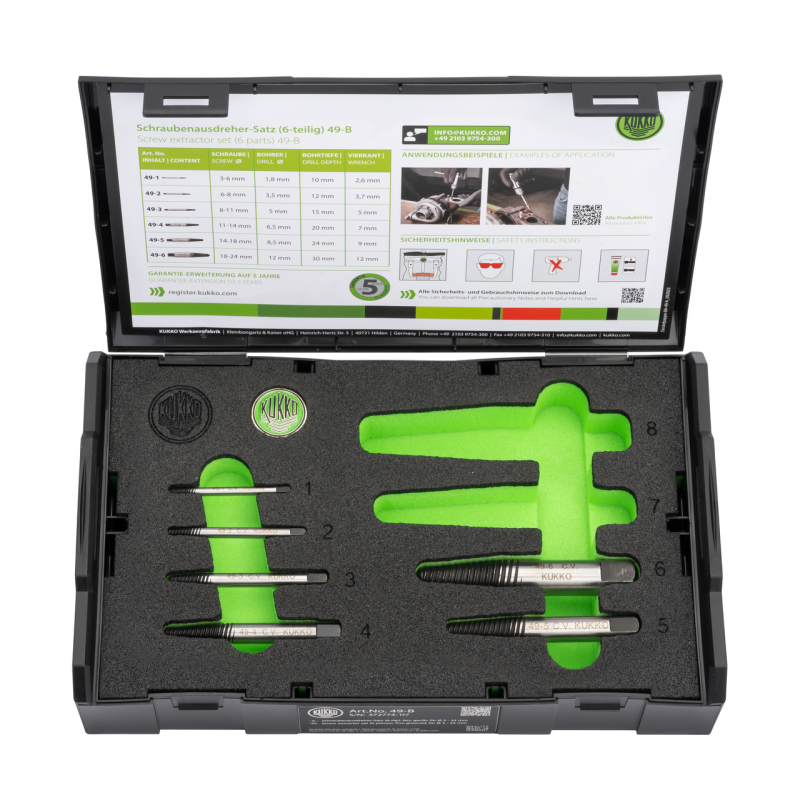 Kukko Schraubenausdreher-Satz