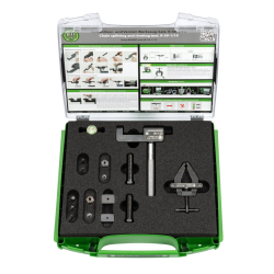 Kukko Kettenspanner-Satz mit Spannweite 9 mm - 46 mm (geeignet für Kettenbolzendurchmesser Ø 3