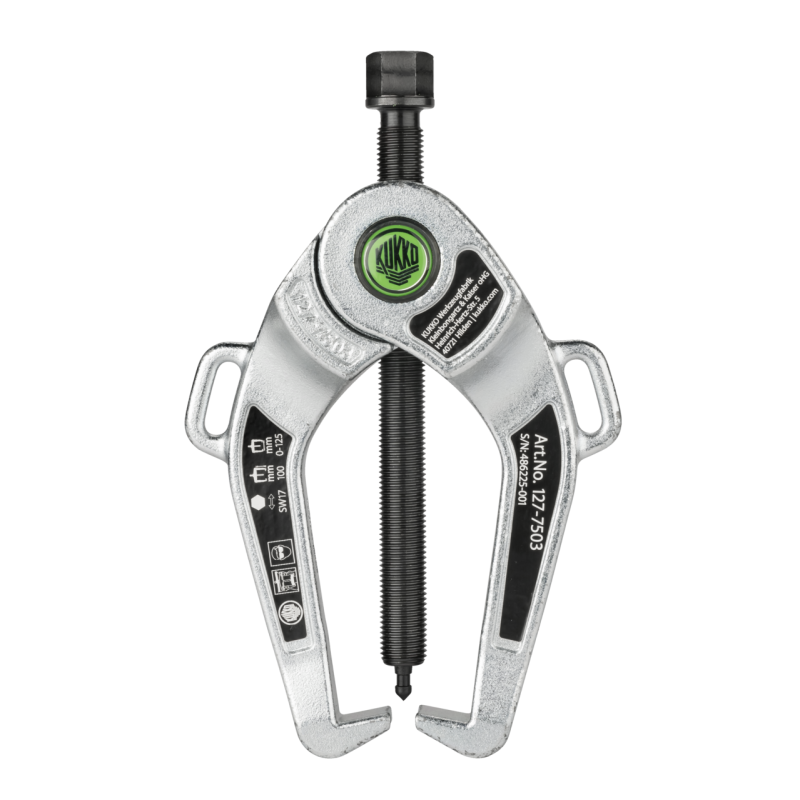 Kukko Schwenkhakenabzieher mit Spannweite 0 mm - 125 mm