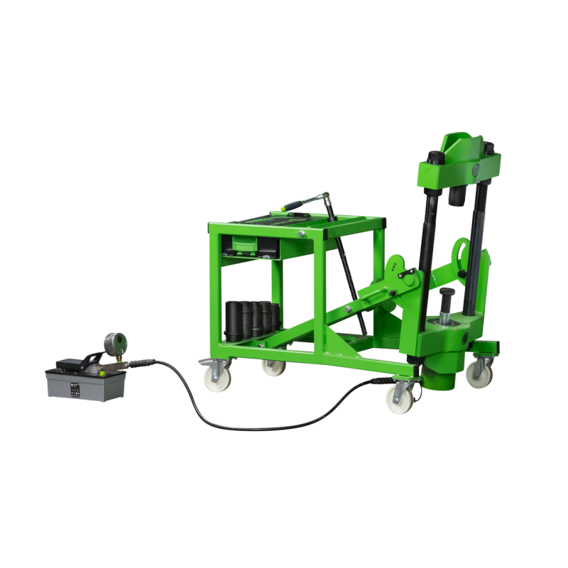 Kukko Mobile Hydraulische Achsschenkelbolzenpresse ?AXLE? mit 75 t max. Presskraft