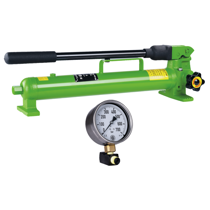 Kukko Handpumpe mit Manometer