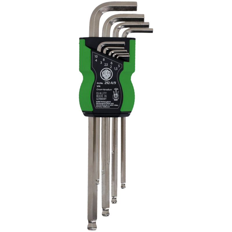 Kukko 6-Kant-Winkelschraubendreher-Satz im Kunststoffclip
