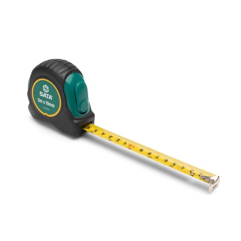 Sata Bandmaß mit Gummigrip und Feststeller 5m/16ft x 19mm