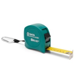 Sata Bandmaß mit Feststeller und Karabiner  8m/26'X25mm