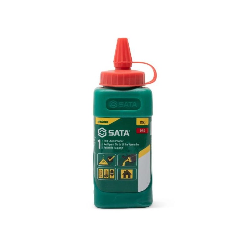 Sata Chalk rot 115g für Schlagschnur