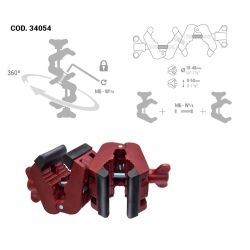 Piher GREIFZANGE DOPPELT / FESTE ARRETIERUNG