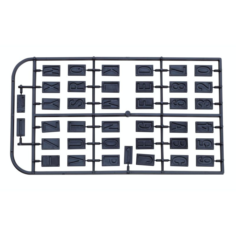 PROXXON Buchstaben- und Zahlensatz zu GE 20