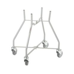 Matador Eimerhalter 30 L, 4 Lenkrollen, Gestell grau pulverbeschicht