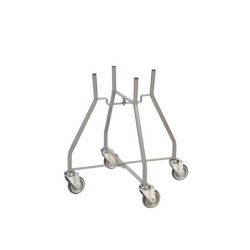 Matador Eimerhalter 30 L, 4 Lenkrollen, Gestell grau pulverbeschicht