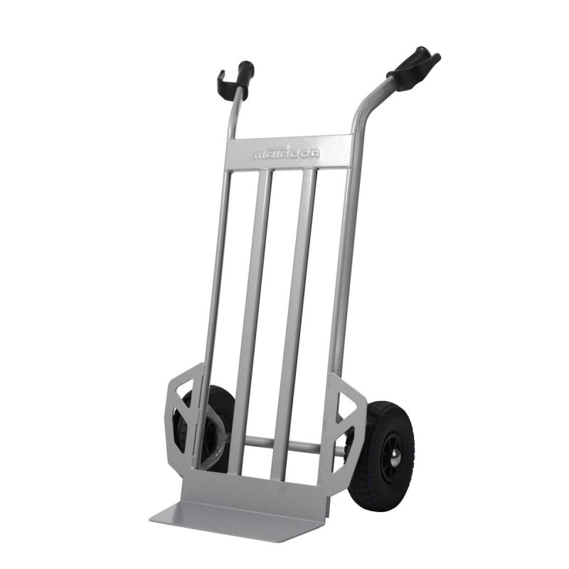 Matador Stapelkarre mit fester Schaufel, Tragkraft 350 kg, gummigrif