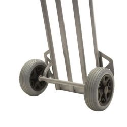 Matador Stapelkarre mit fester Schaufel, Tragkraft 350 kg, gummigrif