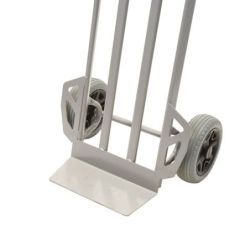 Matador Stapelkarre mit fester Schaufel, Tragkraft 350 kg, gummigrif