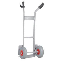 Matador Stapelkarre mit fester Schaufel, Tragkraft 200 kg, Gummigrif