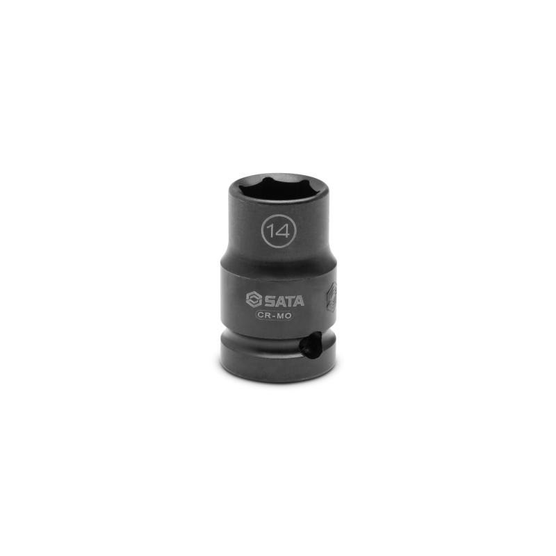 Sata 1/2 Zoll 6-Kant Kraft-Stecknuss extra dünn 14mm