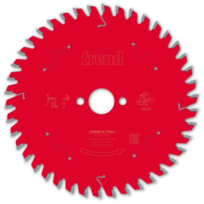 Freud Handsäge Holz 150 x 20 x 2,4/1,6 x Z42