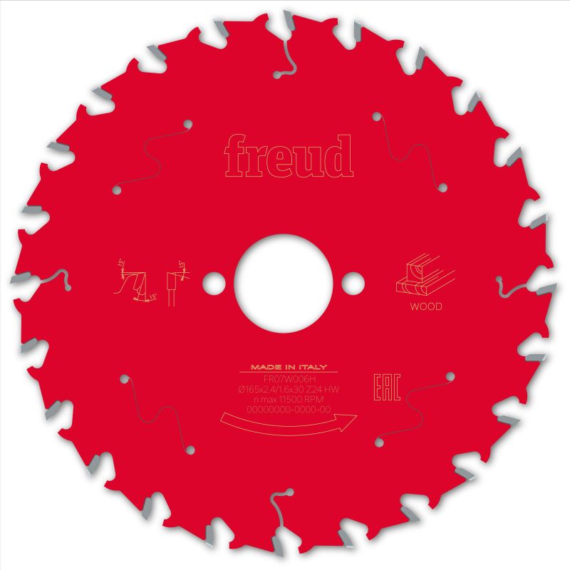 Freud Handsäge Holz 165 x 30 x 2,4/1,6 x Z24