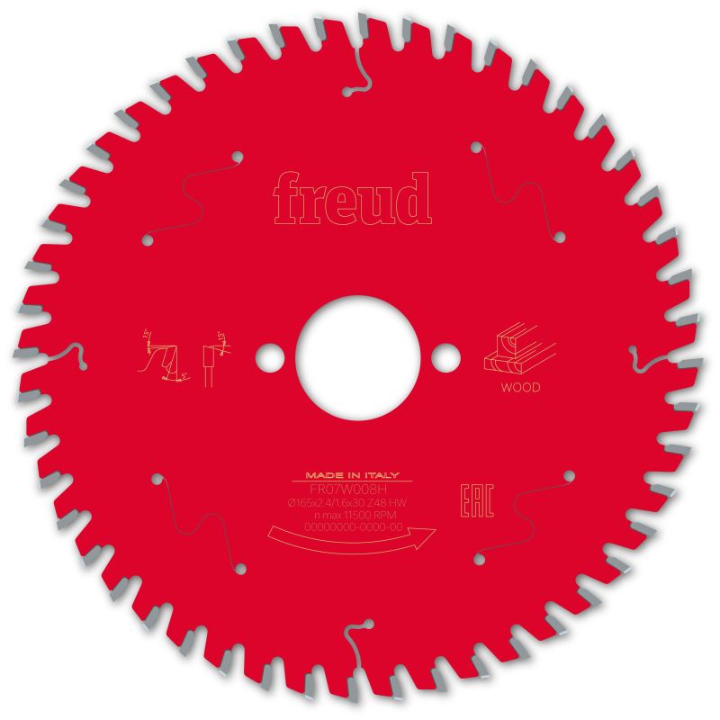 Freud Handsäge Holz 165 x 30 x 2,4/1,6 x Z48