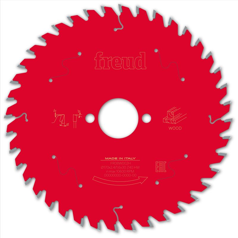 Freud Handsäge Holz 170 x 30 x 2,4/1,6 x Z40