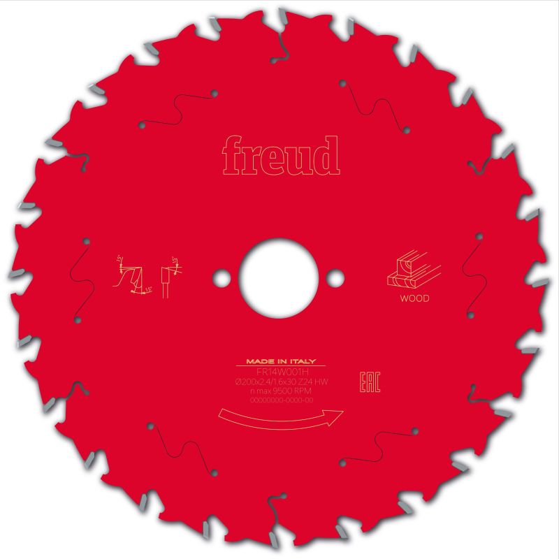 Freud Handsäge Holz 200 x 30 x 2,4/1,6 x Z24