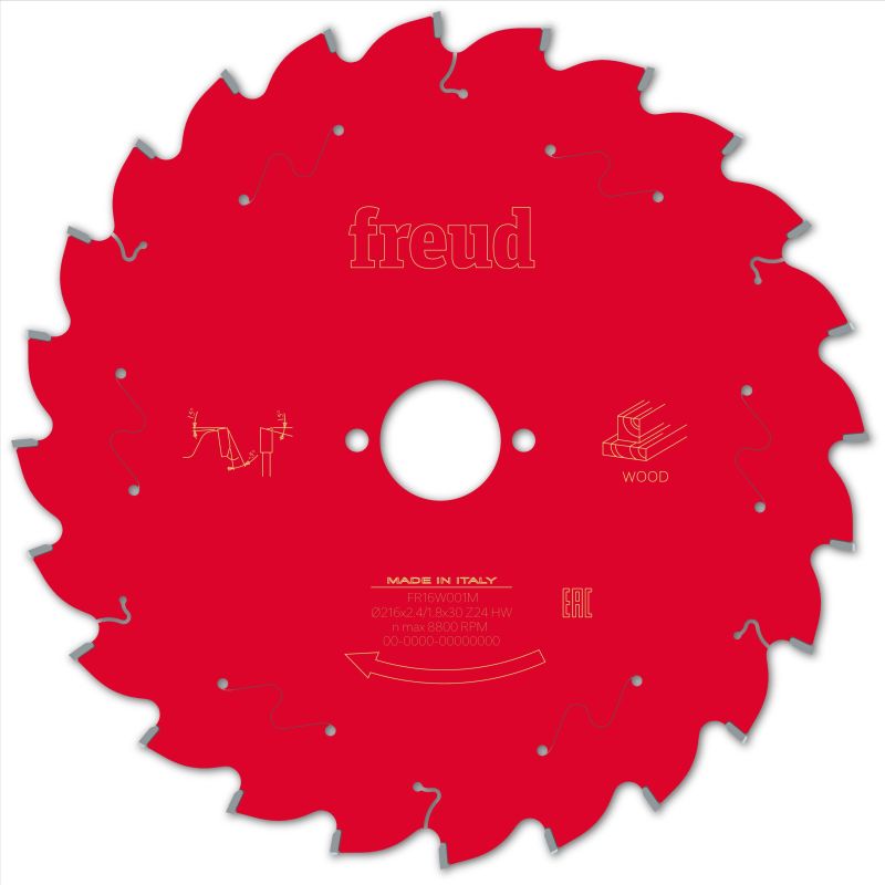 Freud Kapp- und Gehrungssäge Holz 216 x 30 x 2,4/1,8 x Z24