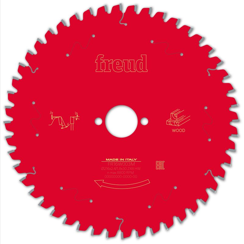 Freud Kapp- und Gehrungssäge Holz 216 x 30 x 2,4/1,8 x Z48