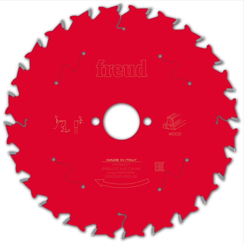 Freud Tischkreissäge Holz 190 x 30 x 2/1,3 x Z24