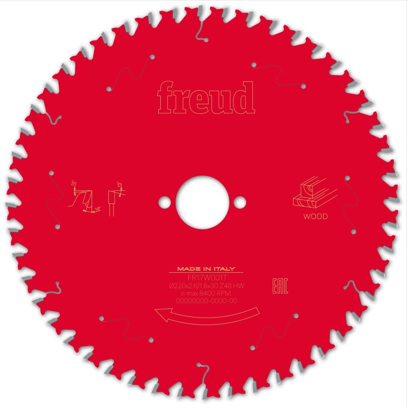 Freud Tischkreissäge Holz 220 x 30 x 2,6/1,6 x Z48