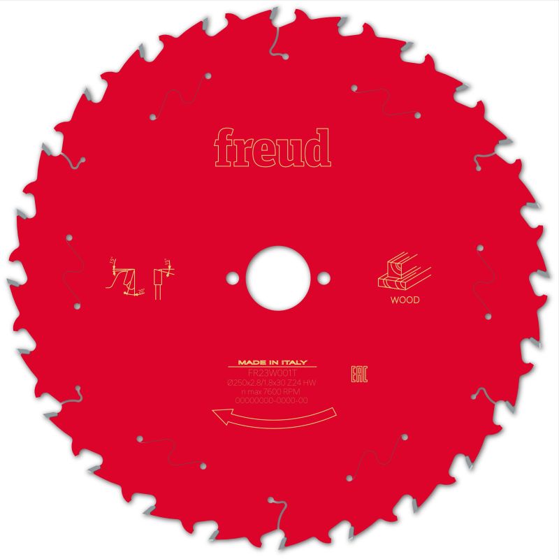 Freud Tischkreissäge Holz 250 x 30 x 2,8/1,8 x Z24