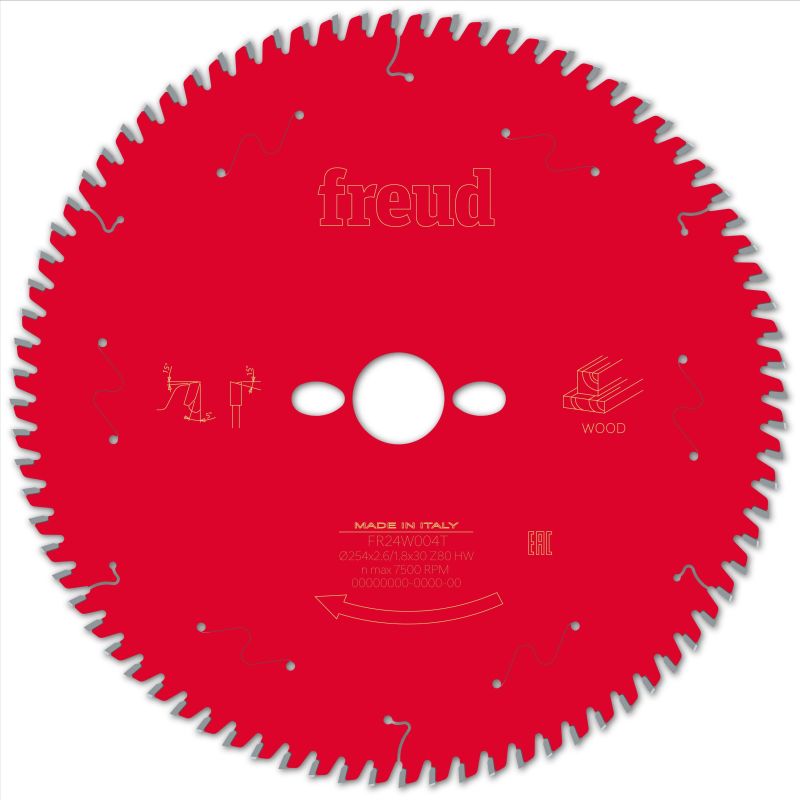 Freud Tischkreissäge Holz 254 x 30 x 2,6/1,8 x Z80
