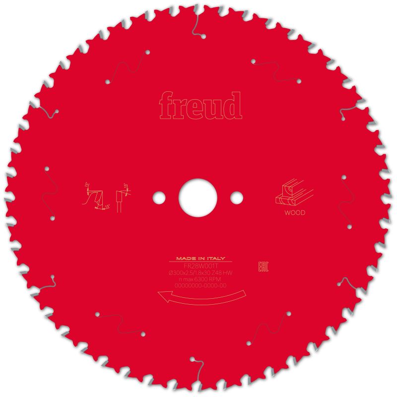 Freud Tischkreissäge Holz 300 x 30 x 2,5/1,8 x Z48