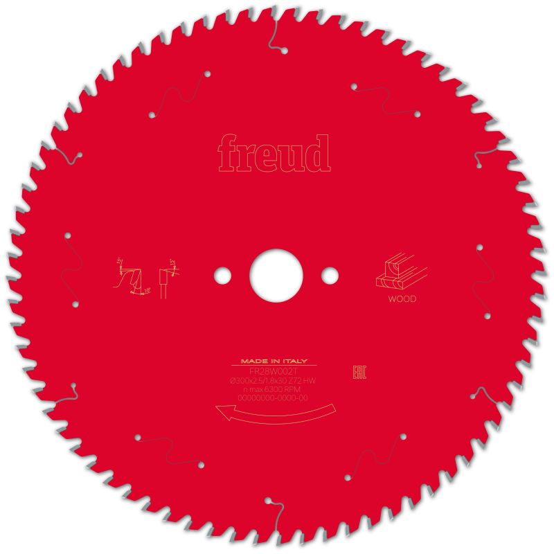 Freud Tischkreissäge Holz 300 x 30 x 2,5/1,8 x Z72
