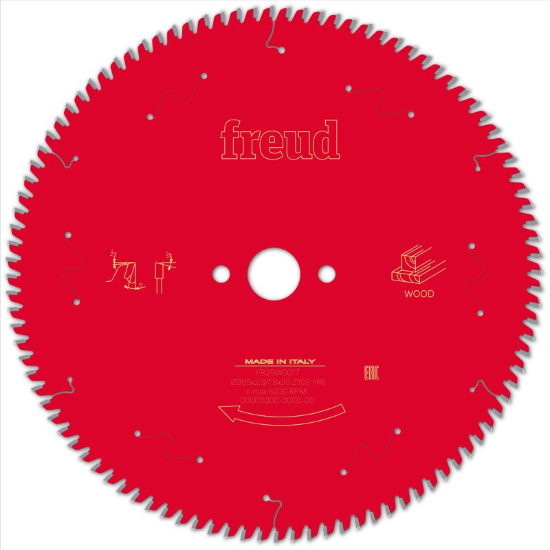Freud Tischkreissäge Holz 305 x 30 x 2,8/1,8 x Z100