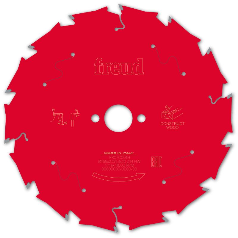 Freud Handsäge Bauholz 165 x 20 x 2/1,3 x Z14