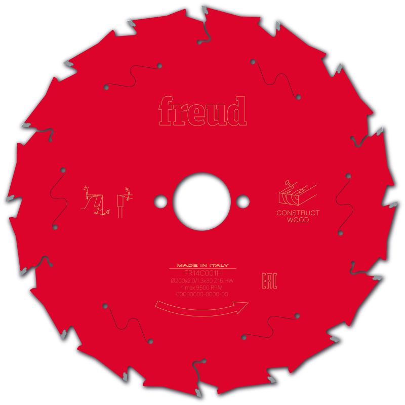 Freud Handsäge Bauholz 200 x 30 x 2/1,3 x Z16