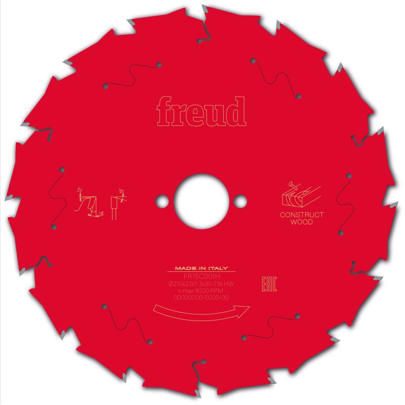 Freud Handsäge Bauholz 210 x 30 x 2/1,3 x Z16