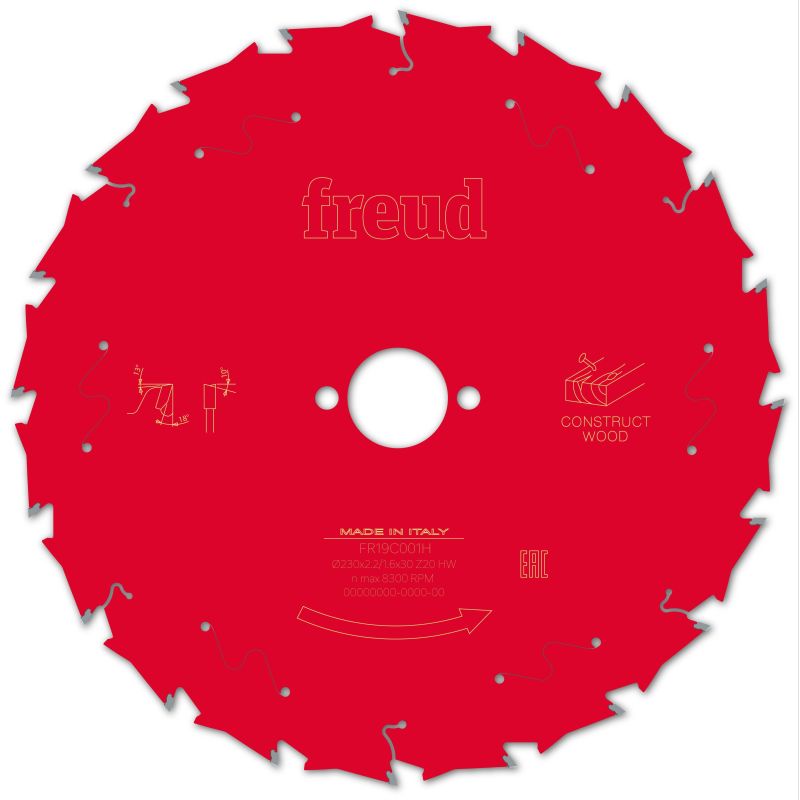 Freud Handsäge Bauholz 230 x 30 x 2,2/1,6 x Z20