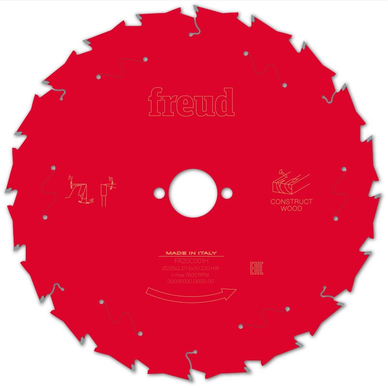Freud Handsäge Bauholz 235 x 30 x 2,2/1,6 x Z20
