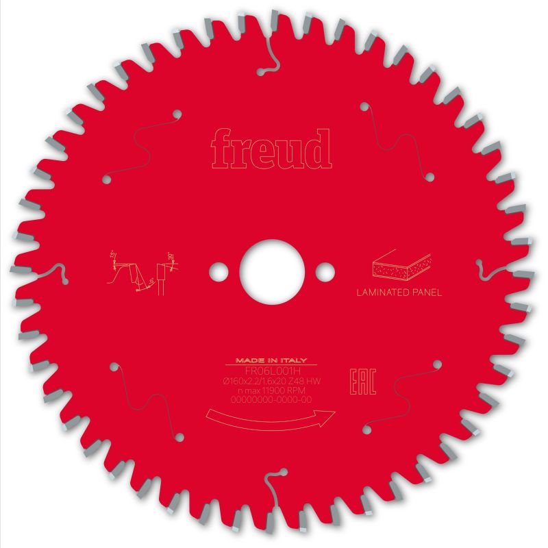 Freud Handsäge beschichtete Platten 160 x 20 x 2,2/1,6 x Z48