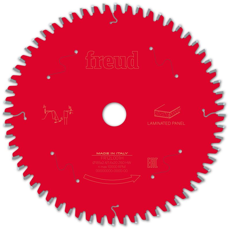 Freud Handsäge beschichtete Platten 185 x 20 x 2,4/1,6 x Z60
