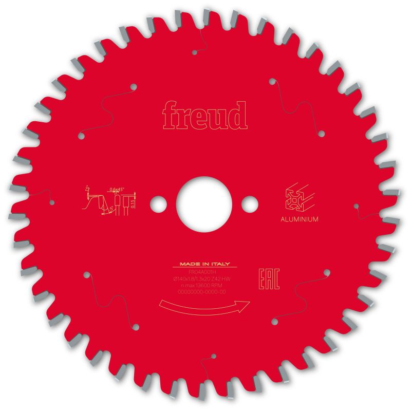 Freud Handsäge Aluminium 140 x 20 x 1,8/1,3 x Z42