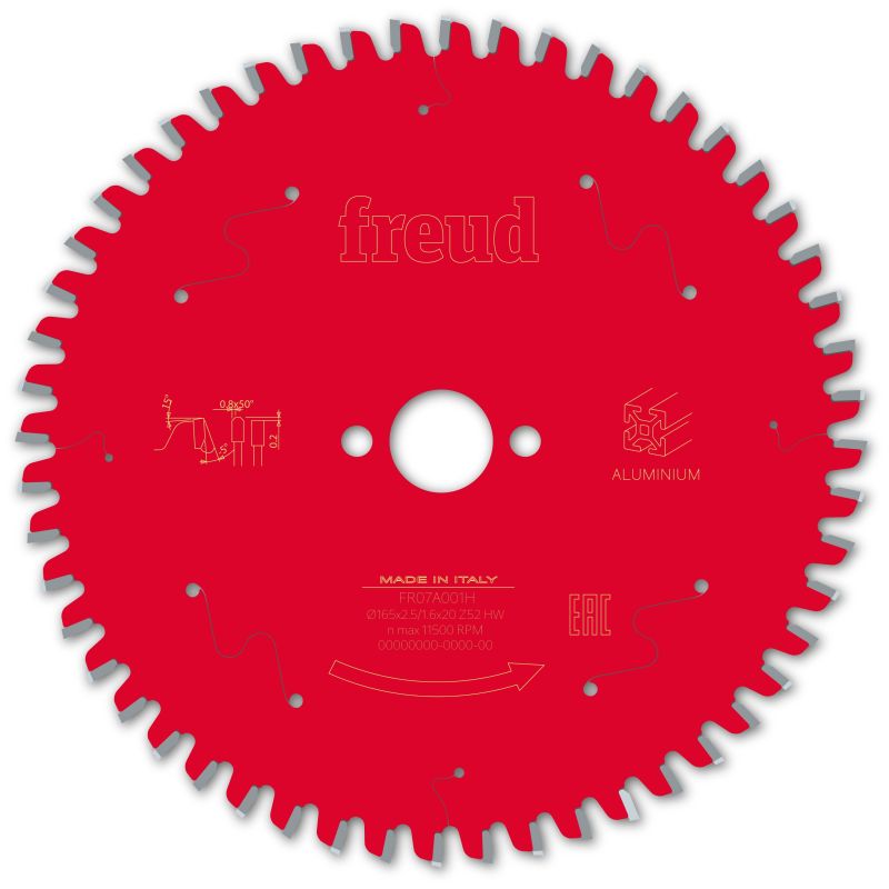 Freud Handsäge Aluminium 165 x 20 x 2,5/1,6 x Z52