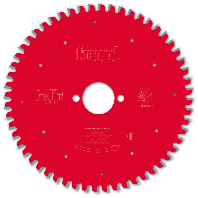 Freud Handsäge Aluminium 180 x 30 x 2,5/1,6 x Z56