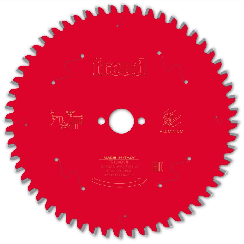 Freud Handsäge Aluminium 190 x 20 x 2,5/1,6 x Z56
