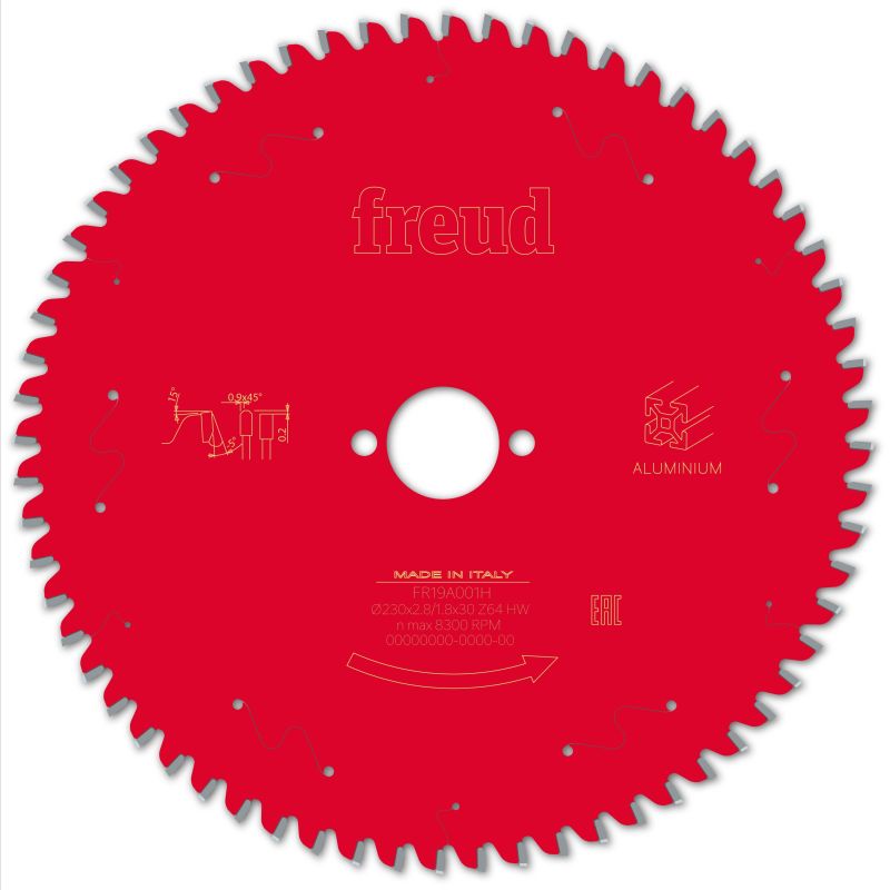 Freud Handsäge Aluminium 230 x 30 x 2,8/1,8 x Z64